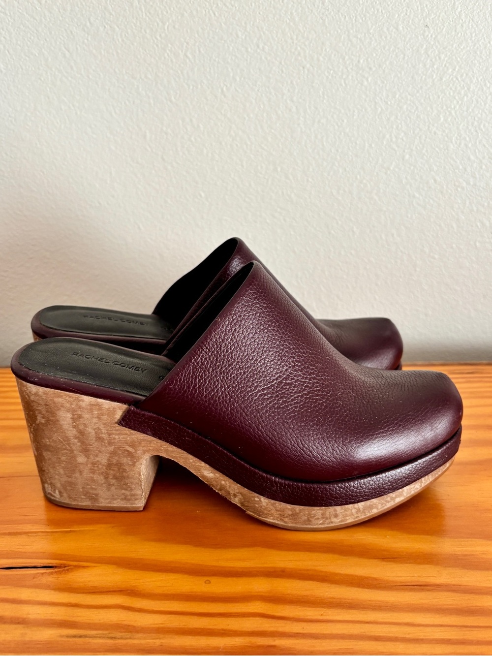 Rachel Comey Bose clogs in bordeaux